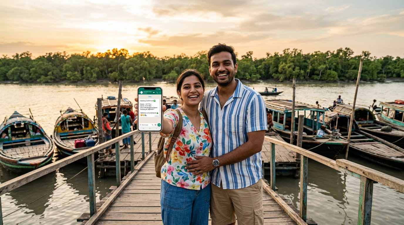 Book Sundarban tour online via WhatsApp instant booking