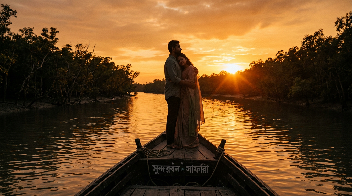 Sundarban Private Tour Couple Sundarban private tour for couples romantic boat experience
