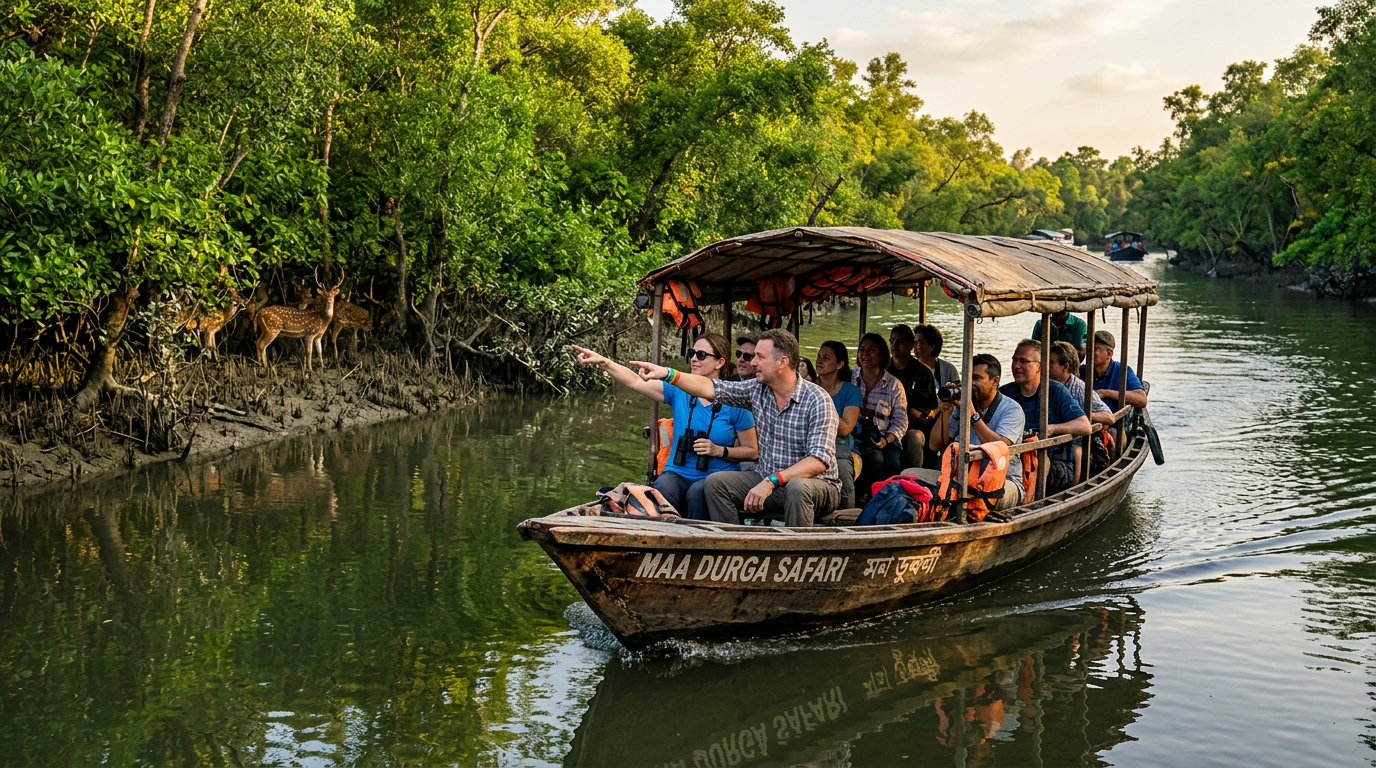 Sundarban Tour from Pune — Mangrove Boat Safari Sundarban tour from Pune boat safari in mangroves