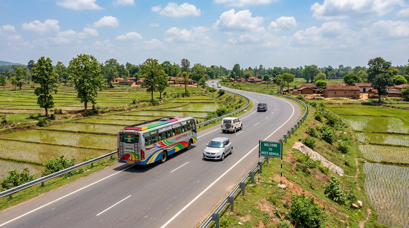 Sundarban Tour from Ranchi — Highway Through Jharkhand and Bengal Sundarban tour from Ranchi road route through Jharkhand