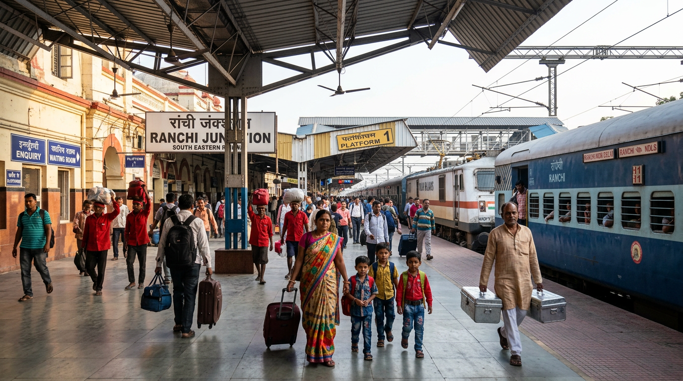 Sundarban tour from Ranchi railway station departure