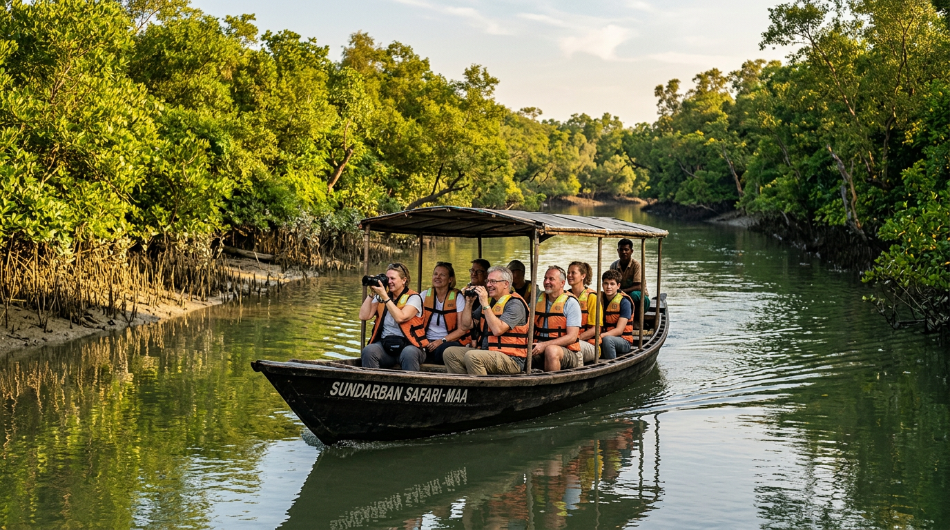 Sundarban weekend tour boat safari through mangroves
