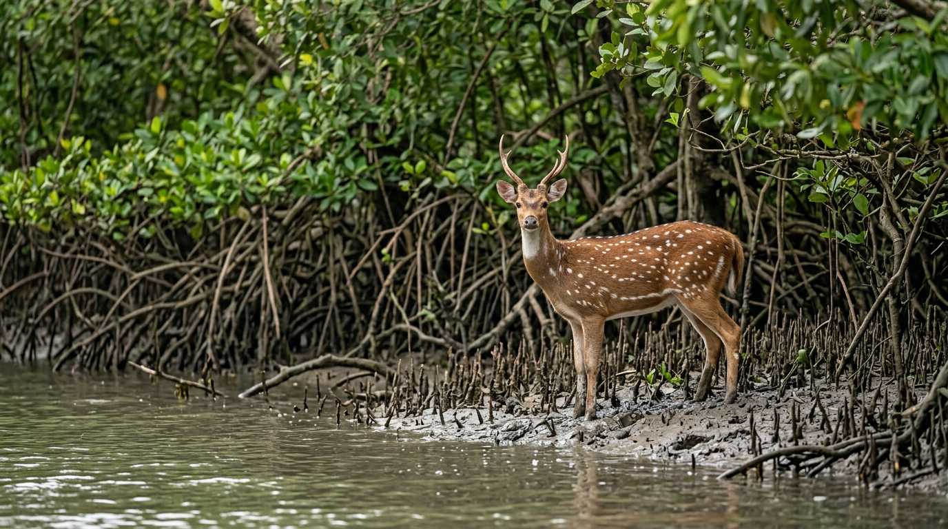 Sundarban Weekend Tour Wildlife Sighting Sundarban weekend tour wildlife spotted deer sighting